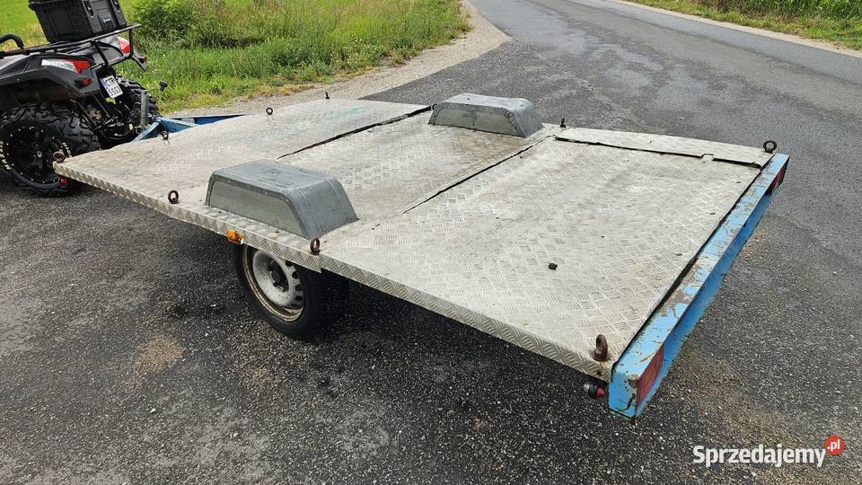 Przyczepka lekka platforma sam dmc 560 3x19m Brodnica