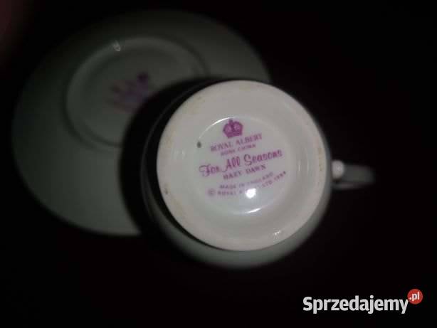 Hazy Dawn Royal Albert Serwis do kawy For All Porcelana i szkło sprzedam