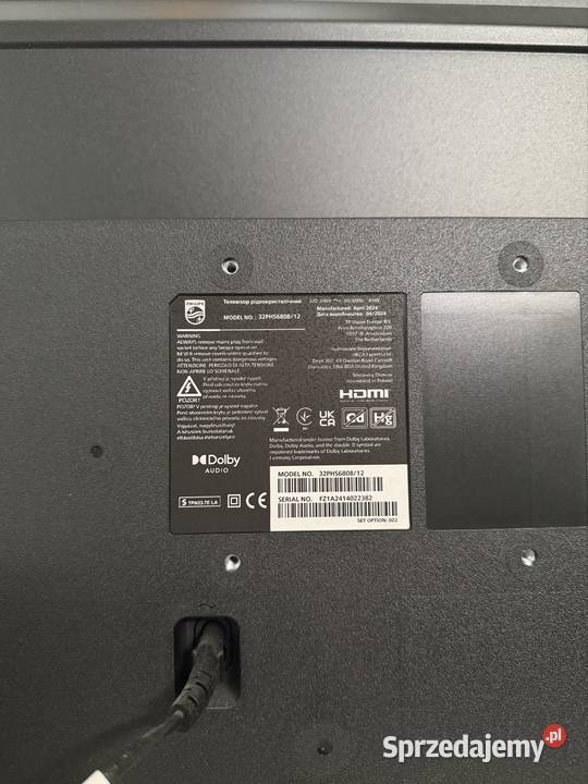 Telewizor Philips 32PHS680812 uszkodzona matryca Łańcut