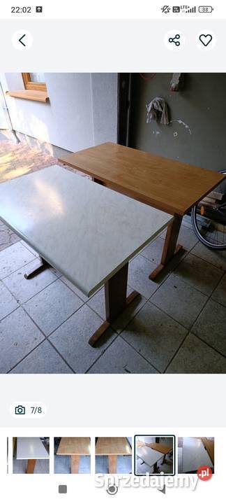 stół z białym blatem Poznań