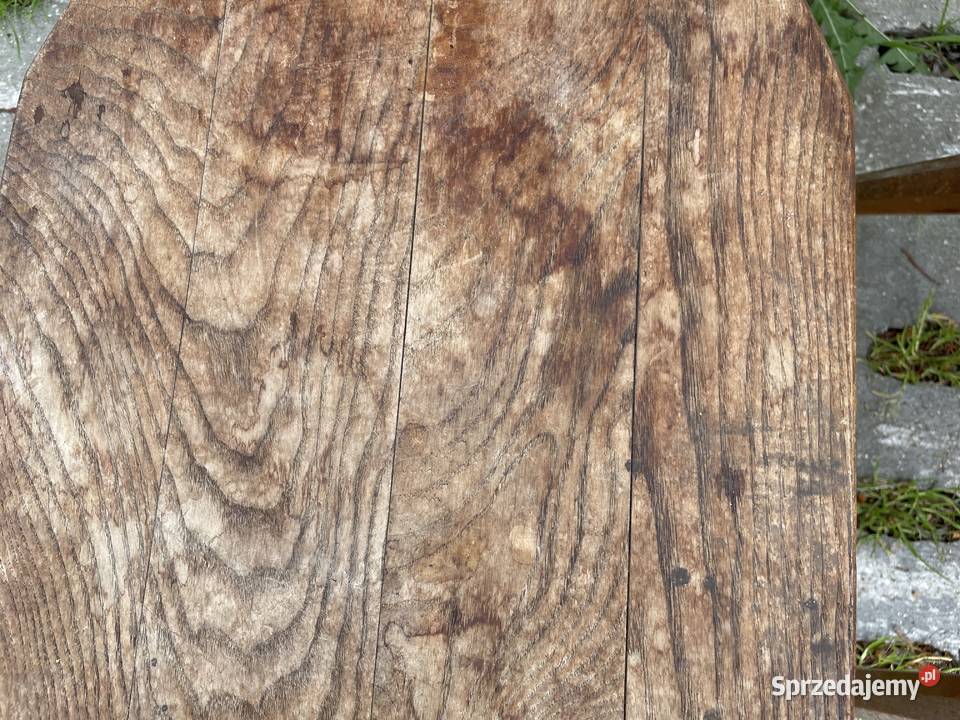 drewniane krzesło PRL Pruszcz Gdański