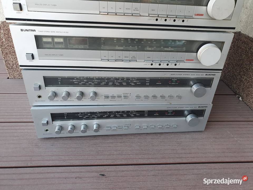 Unitra 2x AS 632 2x AWS 103 Telos 75 Pruszków sprzedam