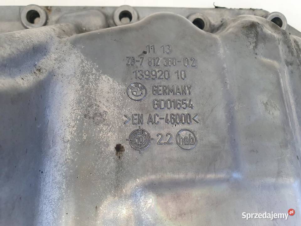 BMW F10 F11 20 D MISKA OLEJOWA oleju 7812360 lubelskie