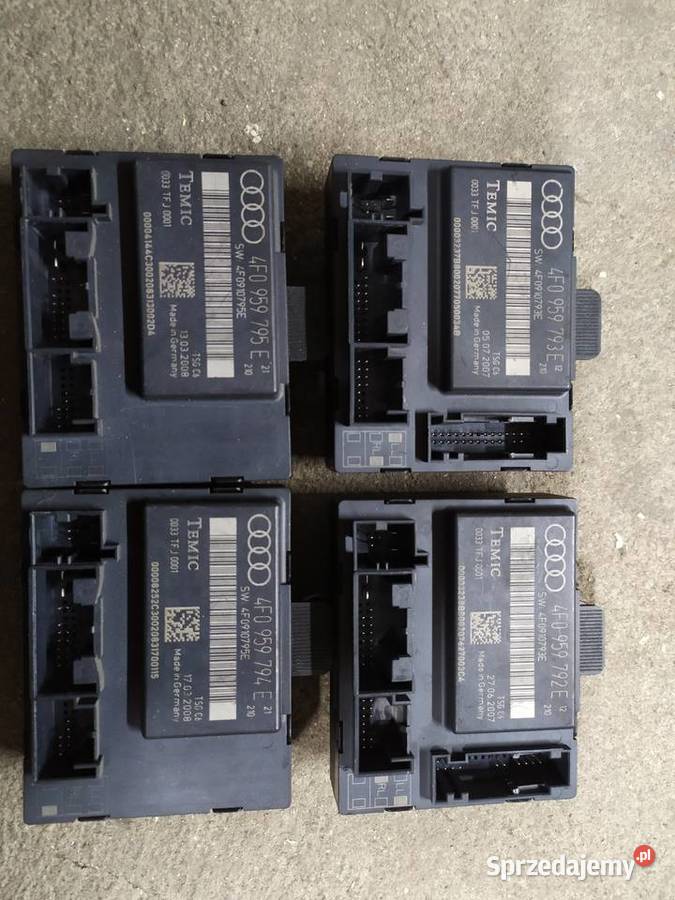 Sterownikmoduł drzwi Audi A6 C6 kpl 4F0959793245 śląskie Radlin
