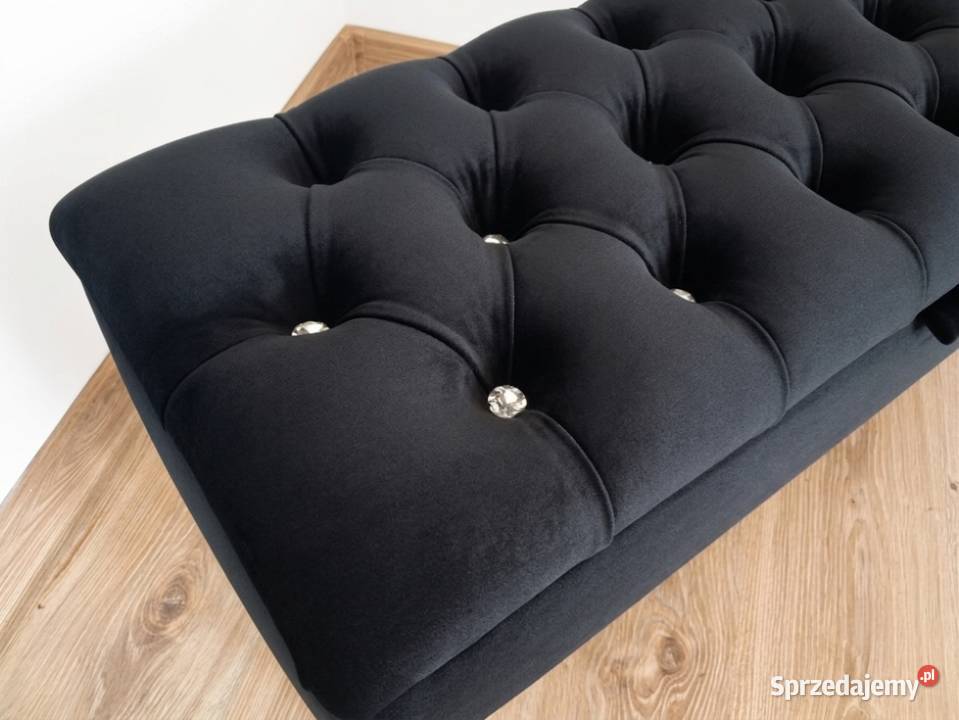 Pufa ławeczka 80x30 chesterfield otwierana z Pufy i podnóżki małopolskie Stronie