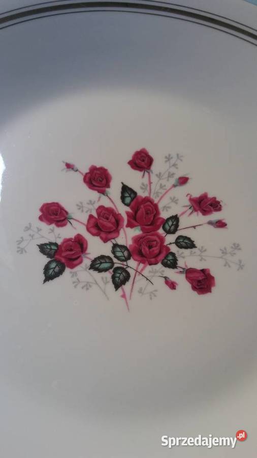 Patera na ciasto Ćmielów lata 60 Porcelana i szkło Łódź