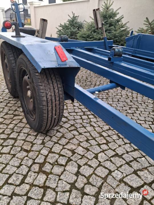 przyczepa podłodziowa dwuosiowa