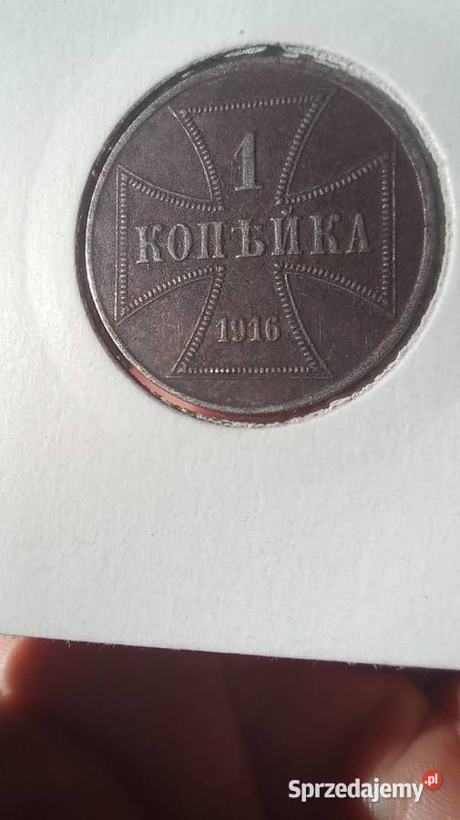 1 kopiejka okupacja niemiecka Numizmatyka Trzebinia