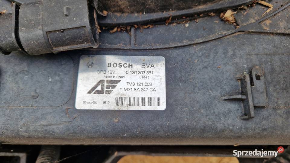 VW SHARAN LIFT 0010 19TDI PAS PRZEDNI KOMPLET osobowe wielkopolskie Słowikowo