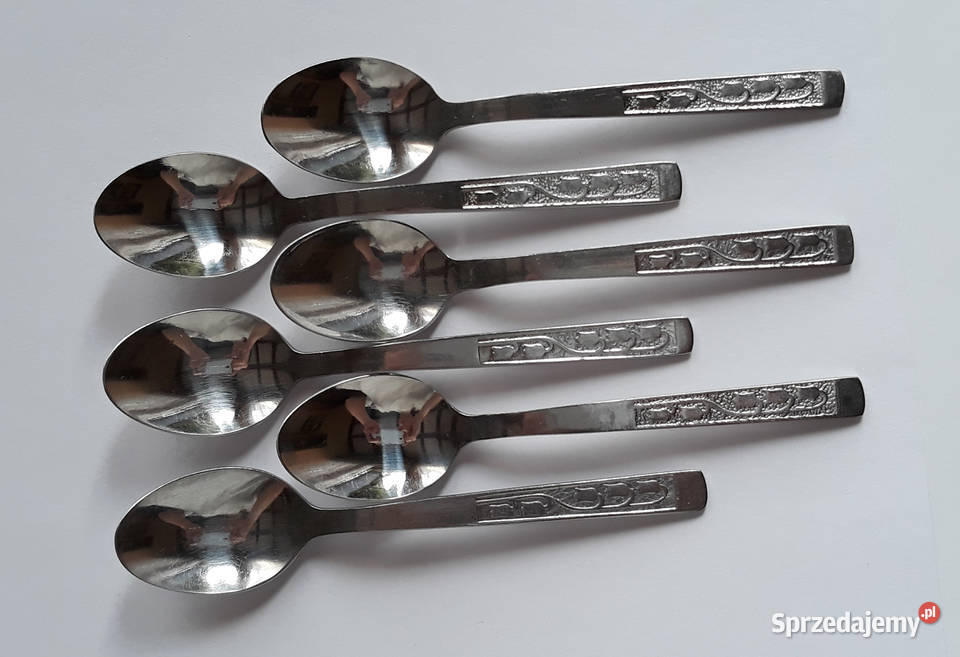 Łyżeczki do mokki kawy KONWALIE Gerlach sztućce śląskie