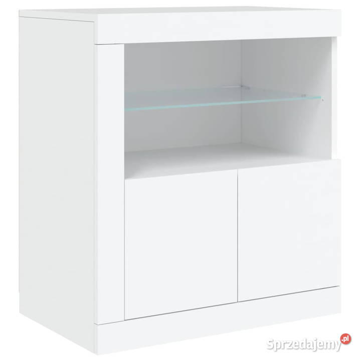 Szafka z oświetleniem LED biała 1815x37x67