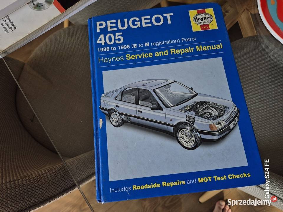 Ksiązka instrukcja naptaw Peugeot 405 Haynes Białystok