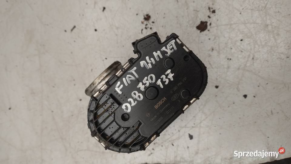 FIAT ALFA ROMEO 14 TJET przepustnica 0280750137
