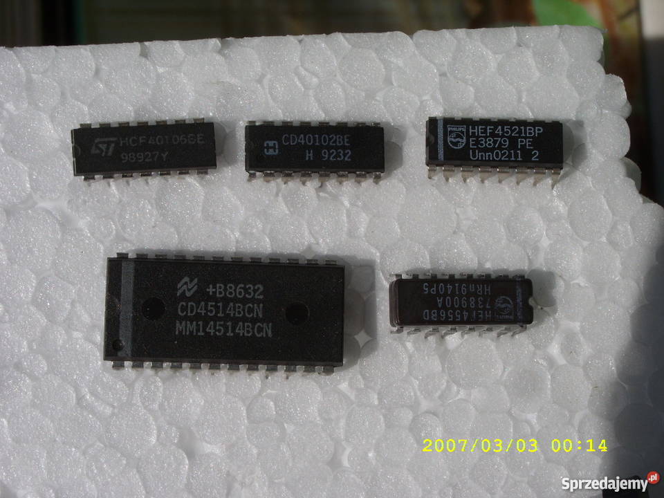 Uklady CMOS 4514 4521 14516 4528 4538 14585 dolnośląskie Wołów