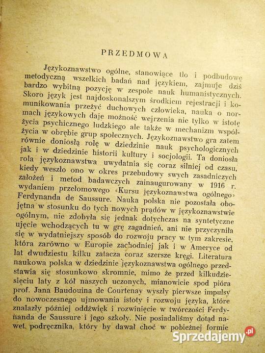 Zarys językoznawstwa ogólnego unikaty Warszawa