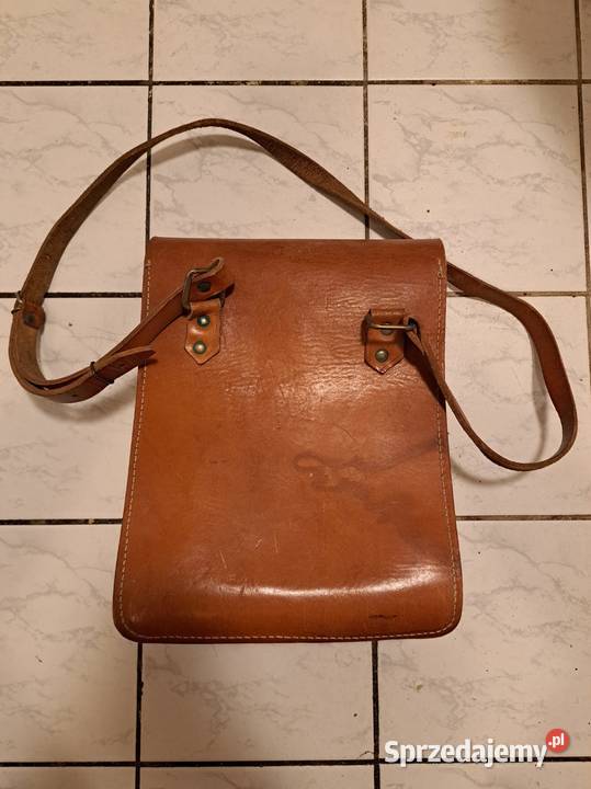 Torba raportówka vintage 100 skóra Antyki, Sztuka, Kolekcje dolnośląskie Wrocław