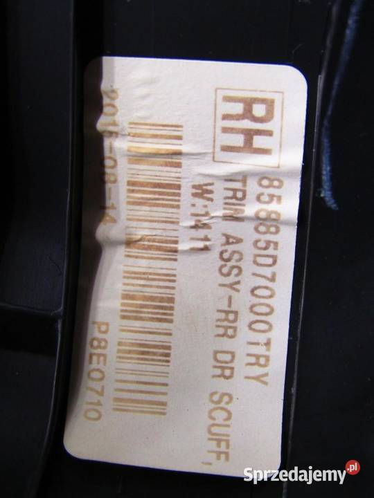 LISTWA PROGOWA PRAWY TYŁ TYLNA HYUNDAI TUCSON