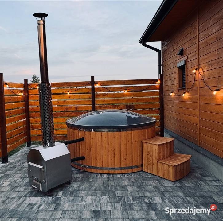 Gorąca Beczka Balia ogrodowa Jacuzzi KOMPLETNA Węgorzewo