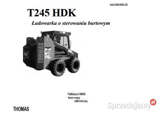 Thomas T245 T245HDK katalog czesci