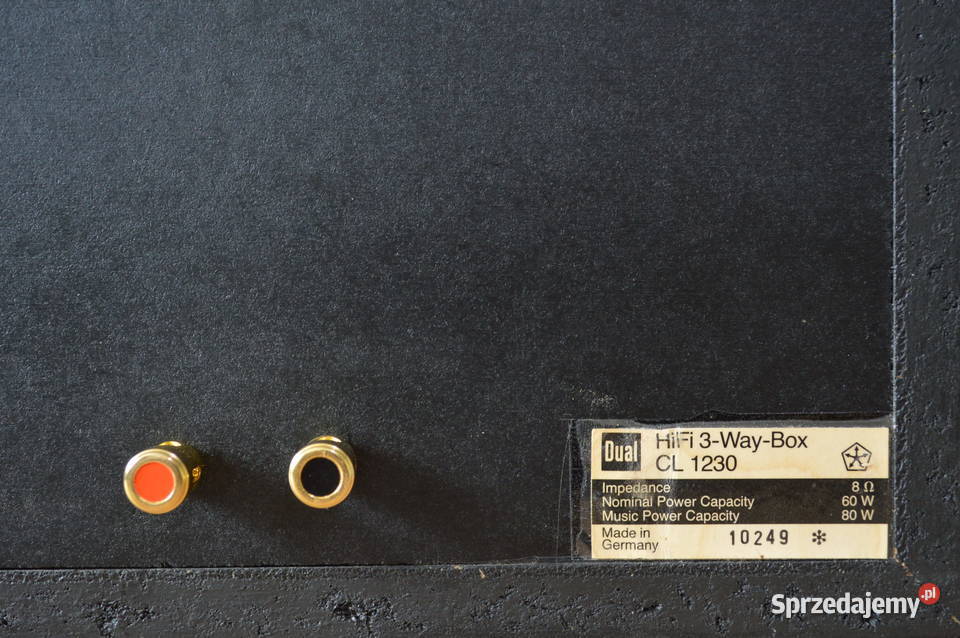 Solidne HiFi DUAL CL1230 Przestrzenne Naturalne podkarpackie Haczów