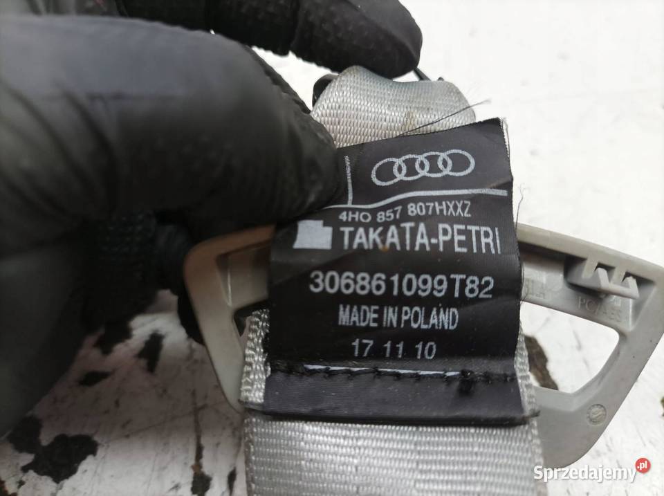 PAS BEZPIECZEŃSTWA ŚRODEK TYŁ KANAPY 4H0857807H sprzedam