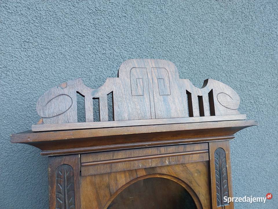 S096 Skrzynia obudowa starego zegara fazowane Tczew