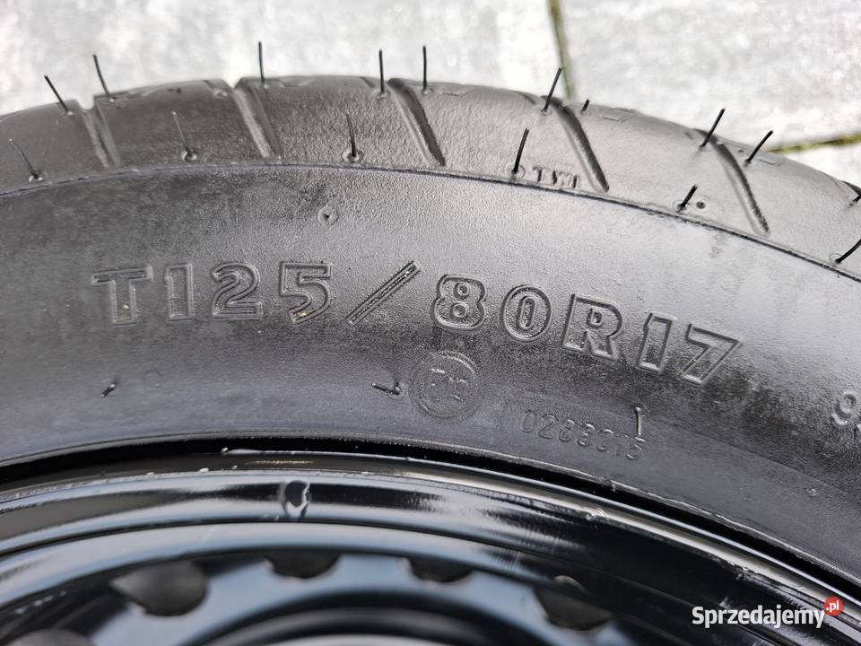 AUDI VW SKODA SEAT koło dojazdowe 12580R17 podkarpackie Zarzecze sprzedam