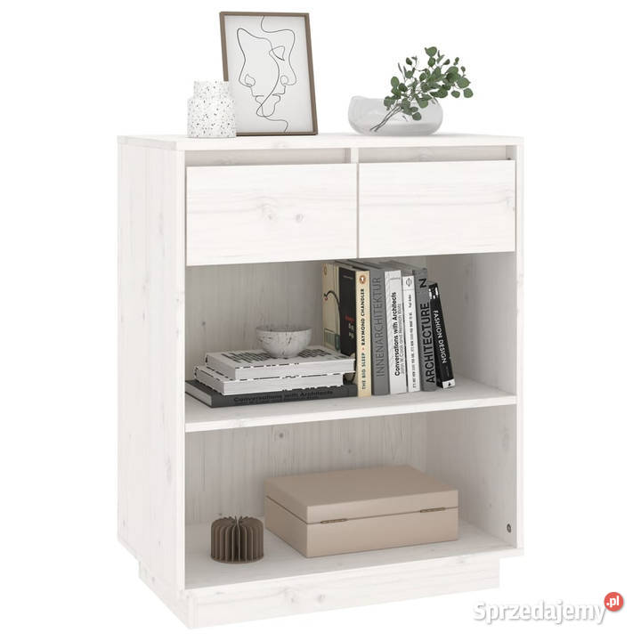 Szafka biała 60x34x75 lite drewno sosnowe mazowieckie Warszawa sprzedam