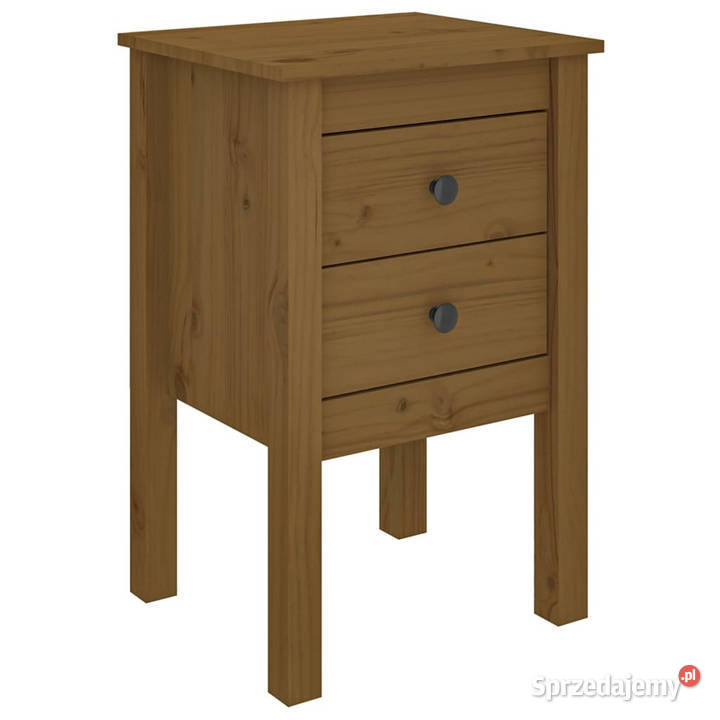 Szafka nocna miodowy brąz 40x35x615 lite drewno Warszawa