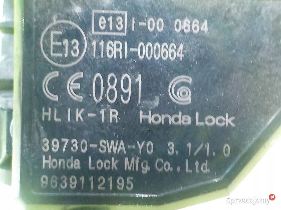 HONDA CRV III 22 ICTDI 09r 5D stacyjka z Suków