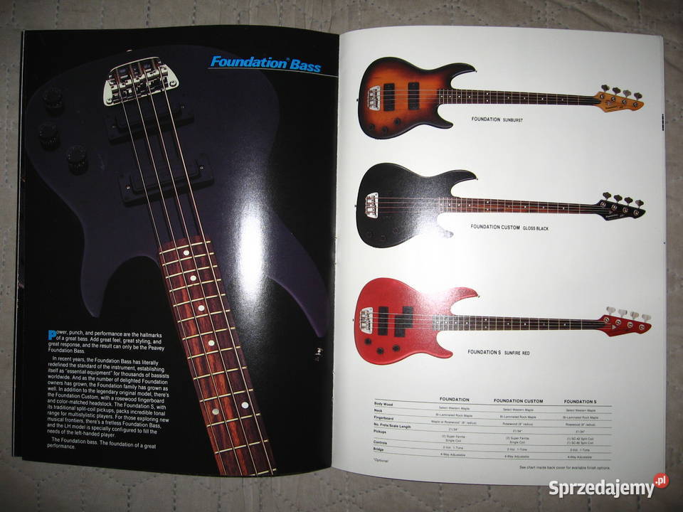 Peavey Fretted Instruments katalog gitar