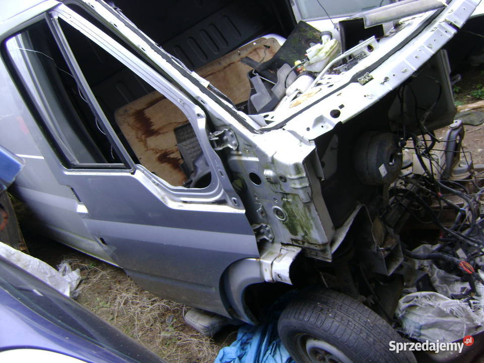 FORD TRANSIT 2002 drzwi przód prawe srebrne dostawcze Karoseria pomorskie Nowy Dwór Gdański