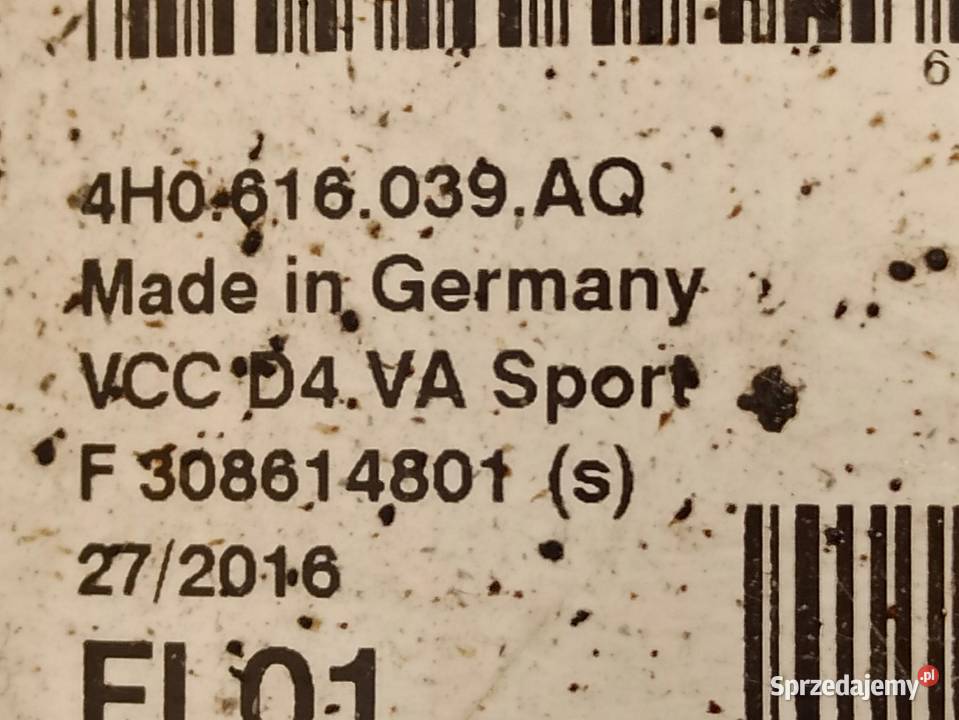 AUDI A8 4H0616039AQ AMORTYZATOR PNEUMATYCZNY