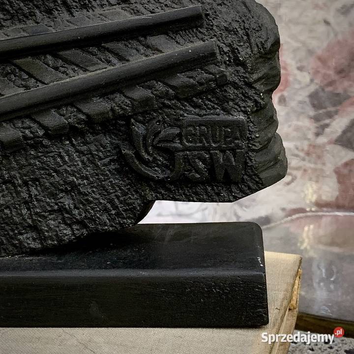 Statuetka rzeźba figurka z węgla JSW JSK Myszków