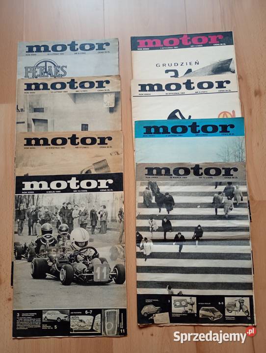 Czasopismo Motor z 1983 1984r Rybnik