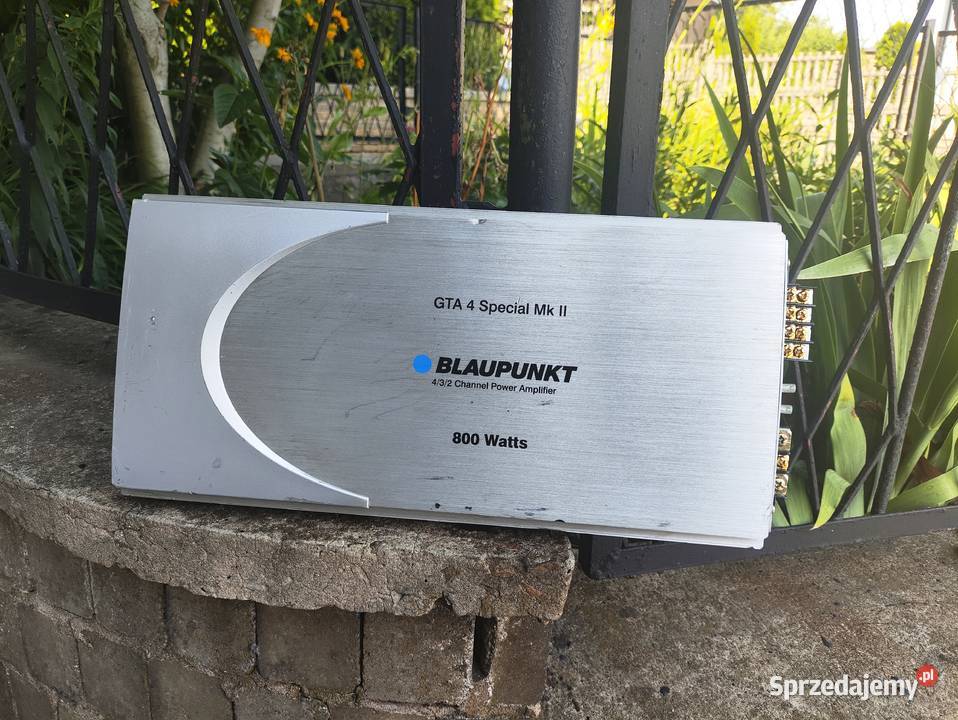 Wzmacniacz samochodowy 4 kanałowy Blaupunkt GTA Car audio Niegowonice sprzedam