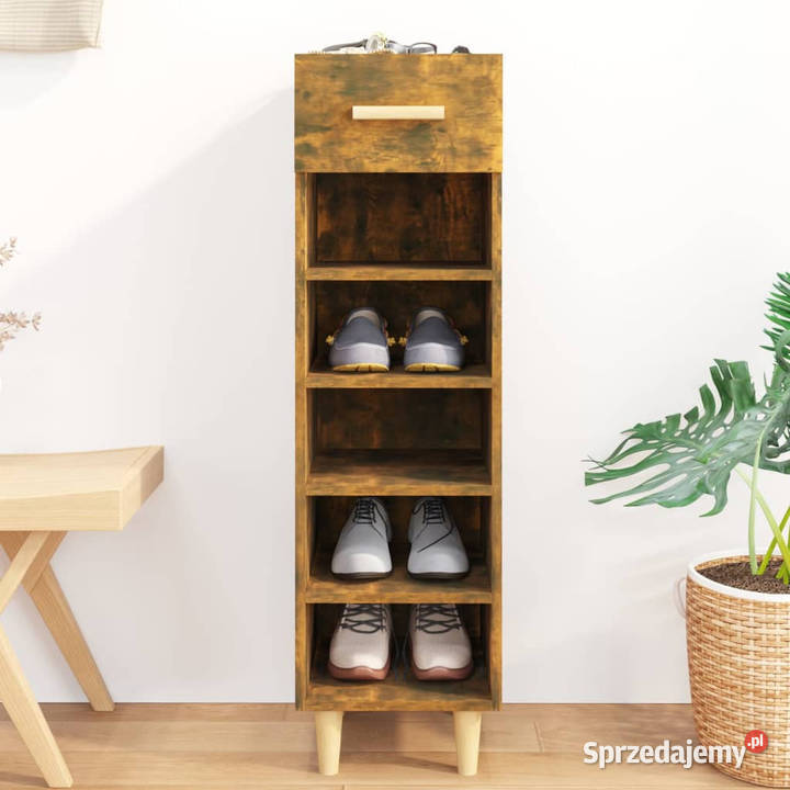 Szafka na buty przydymiony dąb 30x35x105 Warszawa