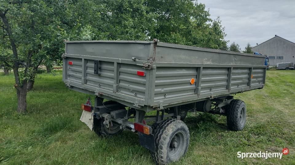 Przyczepa wywrotka rolnicza D55 tandem D47 Przyczepy rolnicze Łosice