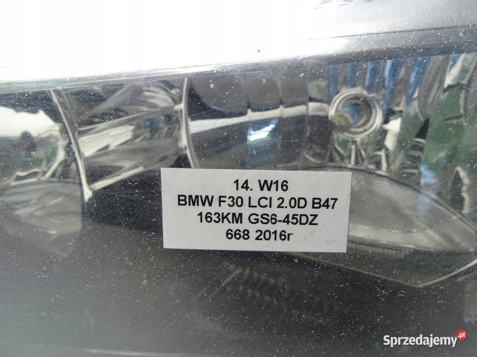 LAMPA LEWY PRZÓD LEWA PRZEDNIA 7365597 BMW F30