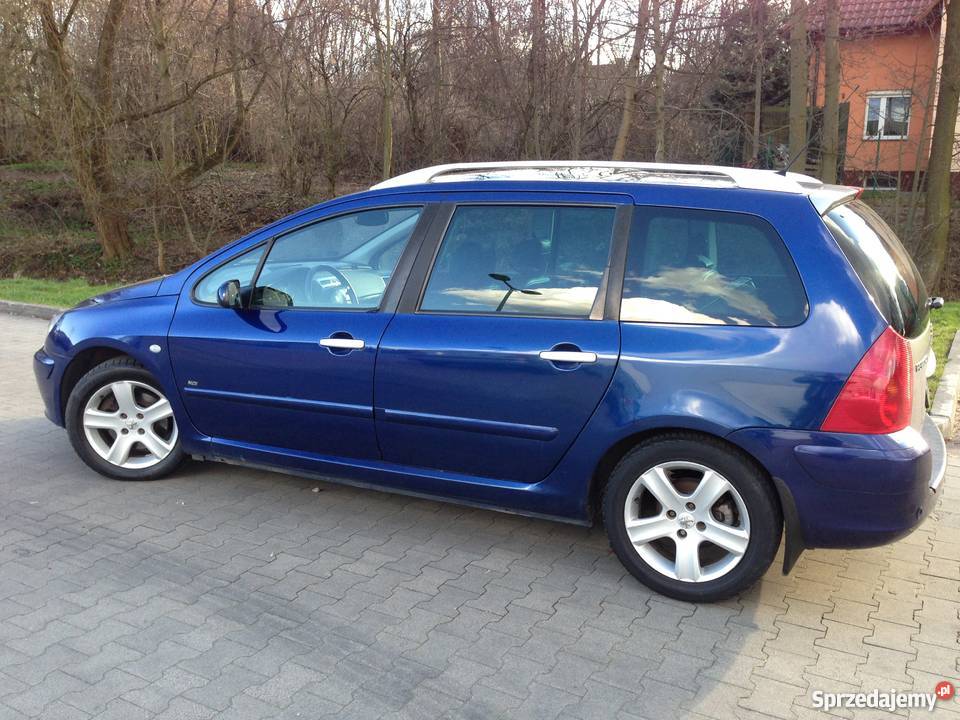 Ładny Peugeot 307 SW6 cio osobowy wyposażenieHDI elektryczne lusterka Kraków