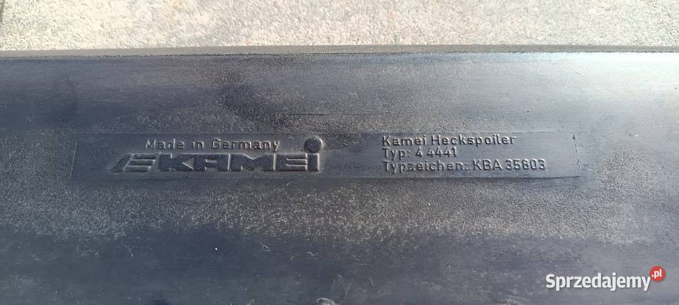 Lotka spoiler Kamei VW Golf 2 kujawsko-pomorskie Kruszwica