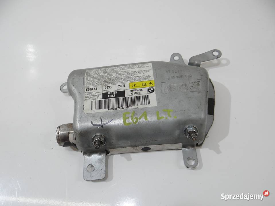PODUSZKA AIRBAG DRZWI LEWY TYŁ BMW E61 7034059 Strzyżewice