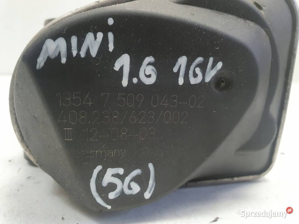 PRZEPUSTNICA Mini Cooper R50 R53 16 16V 7509043 osobowe lubelskie