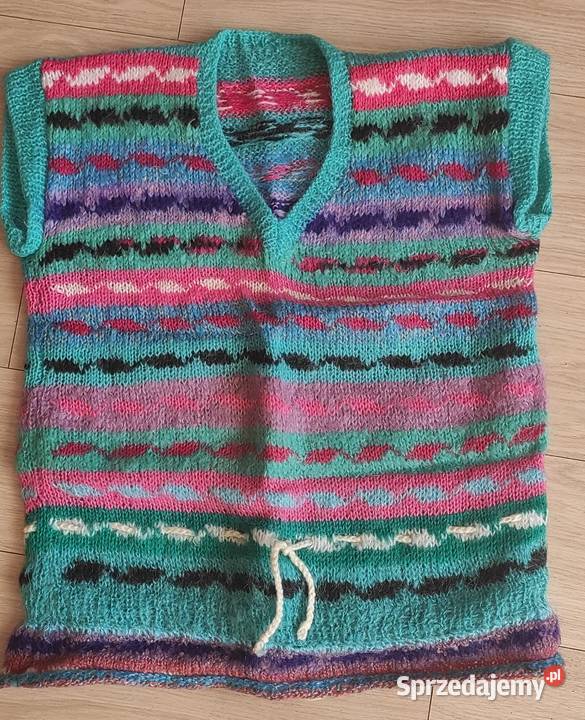 Kamizelka moherowa kolorowa sprzedam