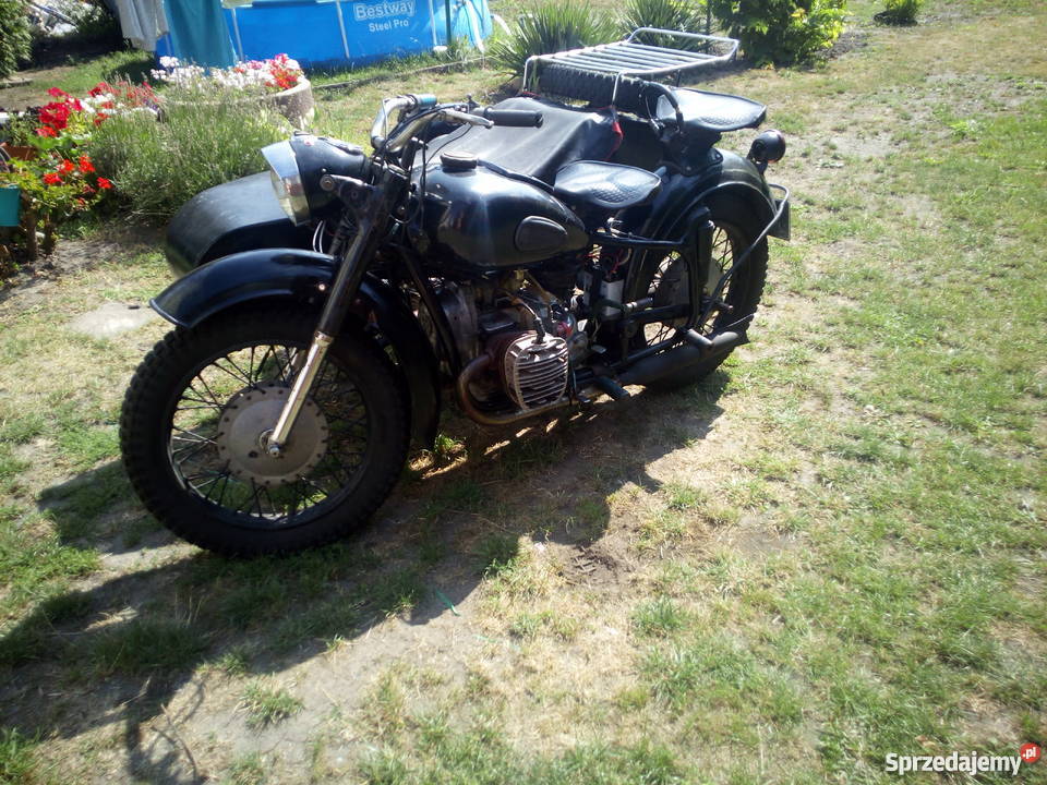 Sprzedam motor z wózkiem bocznym k750 Pozostałe Poznań