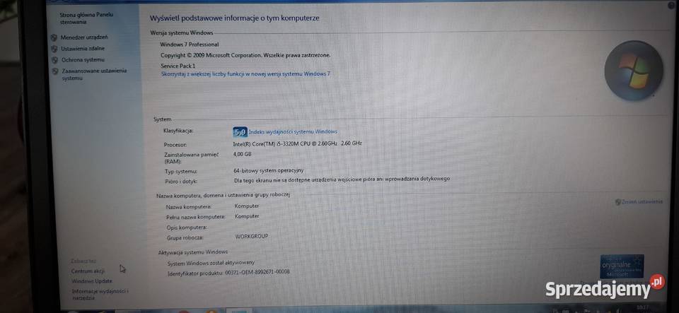 Laptop HP Elite Book 8570p stacja dokująca HP/Compaq małopolskie Tarnów