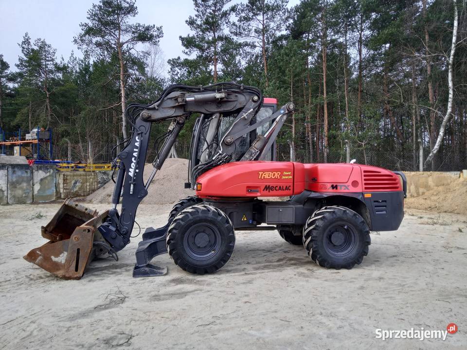 Mecalac 12 mtx mxt 2012 koparkoladowarka okazja Dodatkowy osprzęt Koparko ładowarki Łask