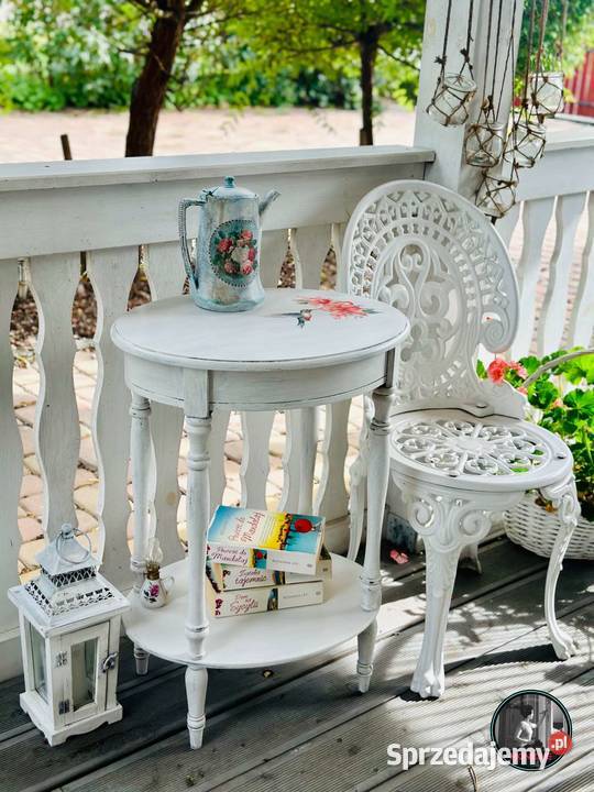 Stolik prowansalski shabby chic koliber dolnośląskie Jelcz-Laskowice sprzedam