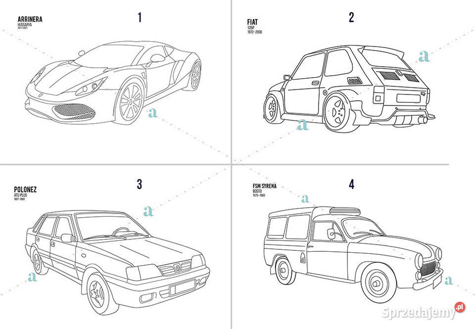 Kolorowanki Polskie Klasyki Motoryzacja małopolskie