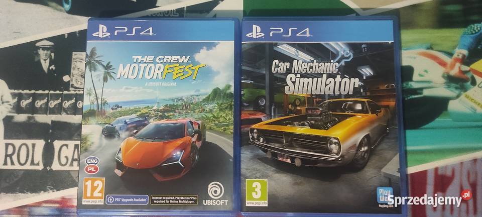 2 Gry 45 The crew Motorfest i Car Mechanic 2018 podkarpackie Rzeszów